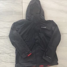 Columbia Jacket Mens XL Black Omni Heat Tech Bugaboo Interchange Winter