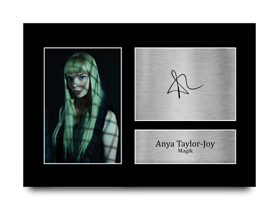 2023 ANYA #078サイン Anya Taylor-Joy The New Mutants Magik Signed Autograph Photo Print