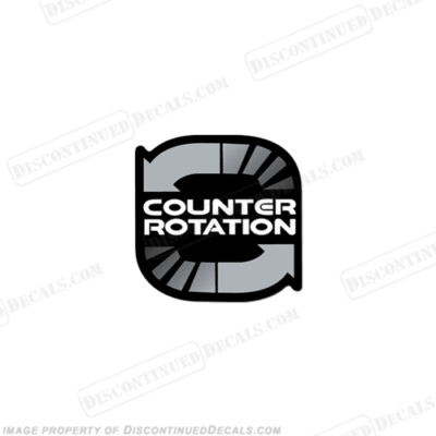 Fits Mercury ''Counter Rotation'' Decal