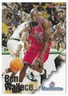 BEN WALLACE 1996-97 NBA Hoops Basketball RC # 314 Bullets Rookie HOF NM - MT