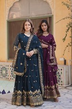 Designer Pakistani Salwar Kameez Ready To Wear Suits Indian Wedding Party Gown L
