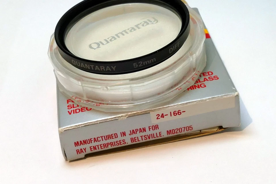 Quantaray Lens Filter 52mm DiFF diffusion Soft Focus portraiture - mint - Image 2 of 4