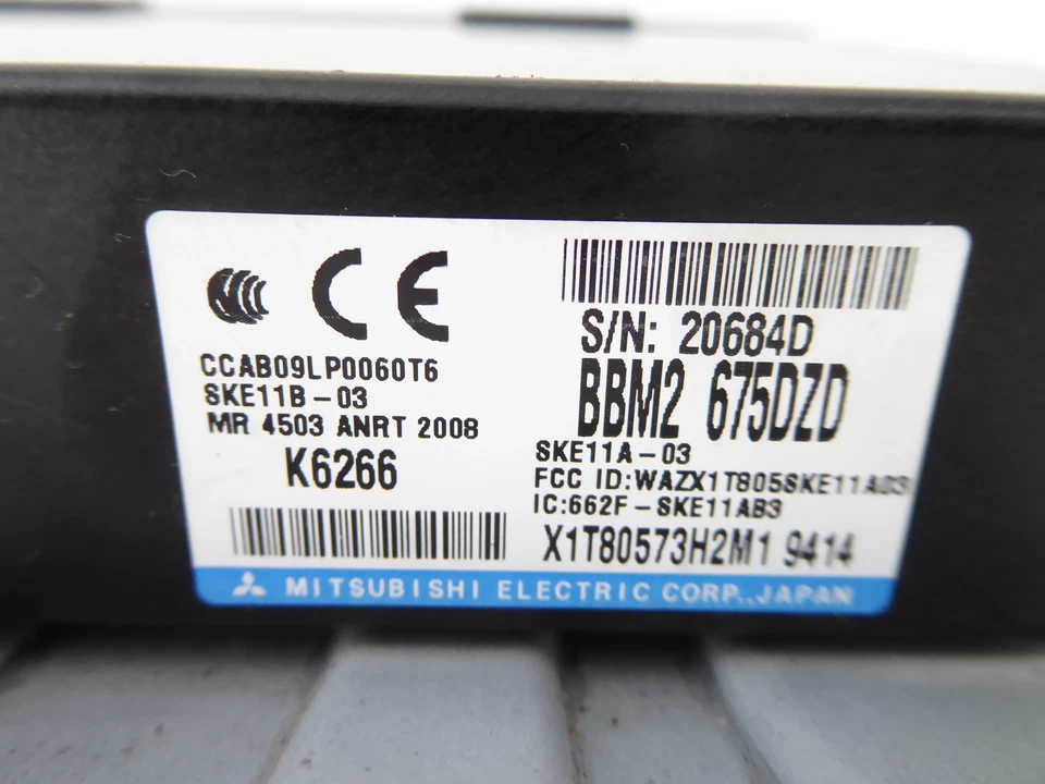 Mazda 3 (BL) 2.3 MZR DISI MPS Centralina Di Chiusura Centralizzata BBM2675DZD - Immagine 4 di 4