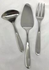 3 Pc MCM Serving Set 18/8 Stainless Steel Fork/ Ladle Cake / Pie Server Korea