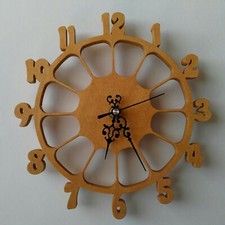 OROLOGIO DA PARETE IN LEGNO WOOD IDEA REGALO GIFT