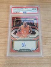 2021 Prizm Draft Picks Jaden Springer College Penmanship Choice Red PSA 6