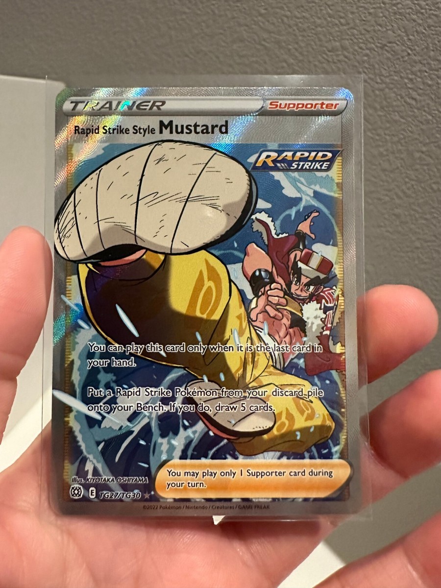 mustard pokemon card price Single Strike Style Mustard (134/163) [Sword & Shield: Battle Styles] Lightly Played