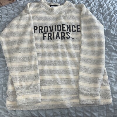 Wooly Threads, Providence Friars Pullover, Cream, Sz: M