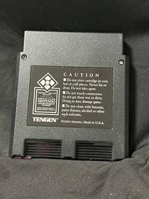 Ms PAC-Man Tengen Nintendo NES Authentic Tested Working Video Game