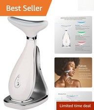 Pearl White Anti-Aging Face Sculpting Tool with Thermal & Vibration Features