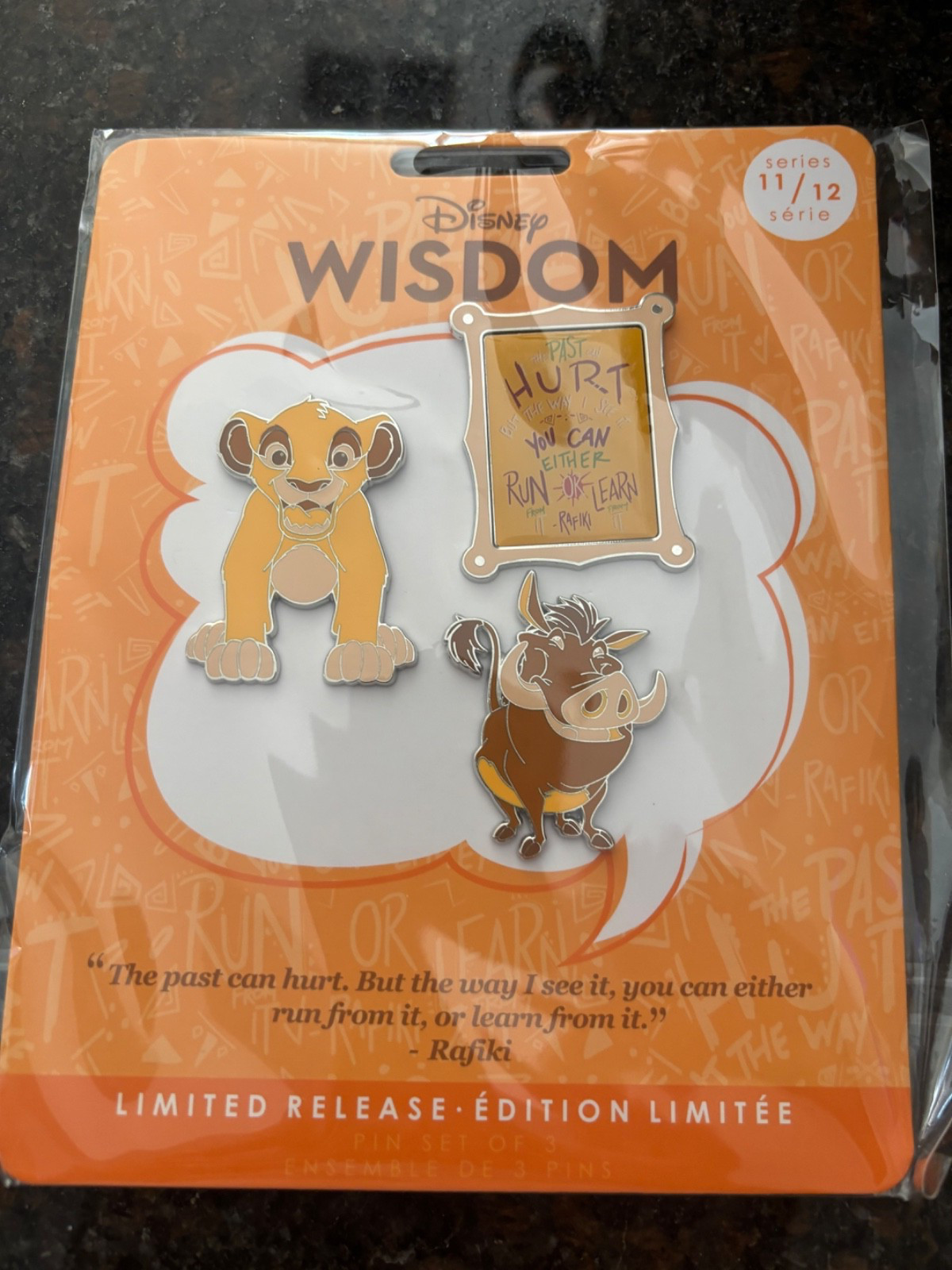 Disney Wisdom LION KING Pin Set • 11/12 Limited Release November 2019 Simba NEW