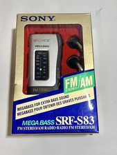 SONY SRF-S83 Walkman Mega Bass FM AM Radio Stereo New With box