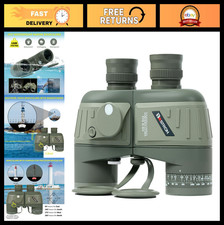 10x50 Marine Binoculars with Compass & Rangefinder - Ideal for Boating & Outdoor