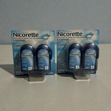 Nicorette Coated Ice Mint Lozenges 2mg 80 Count Exp: 02-2028 160 Total Lot of 2