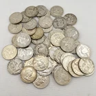 $25 Face Franklin Half Dollar 50c 90% Silver Junk Constitutional Coin Lot
