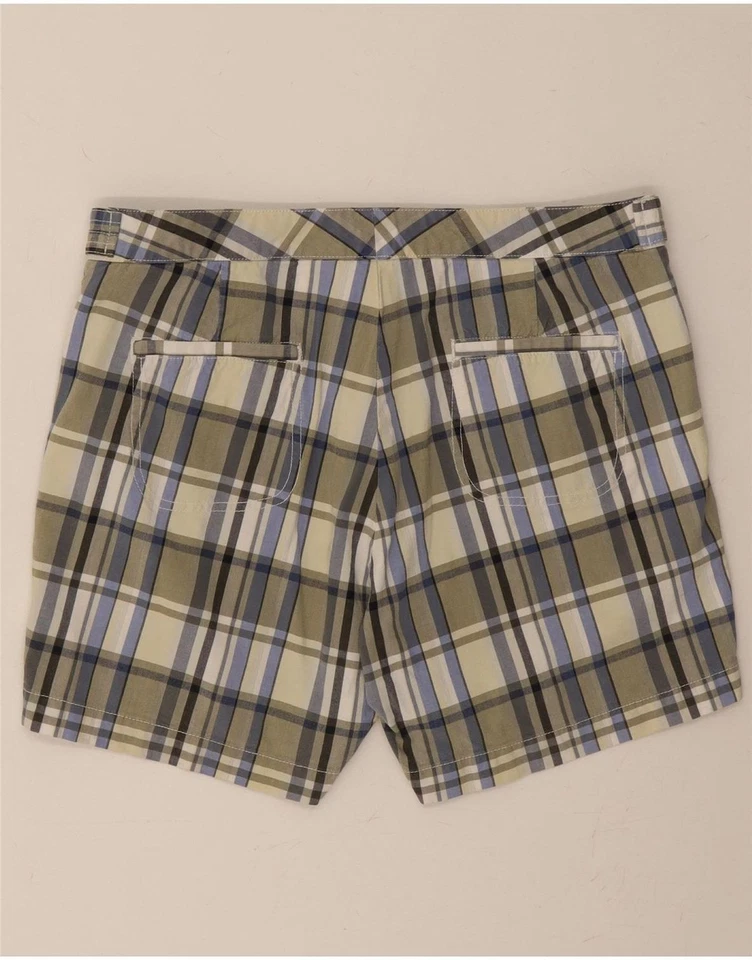 DOCKERS Womens Chino Shorts US 10 Large W32 Khaki Check Cotton DS40 - Image 2 of 3