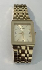 Bulova Quadra Quartz Diamond Champagne Dial Men's Watch 97D120