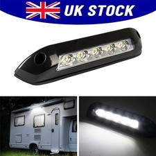 RV LED Awning Porch Light Exterior Interior 12V Caravan Boat Lamp Bar Waterproof