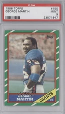 1986 Topps George Martin #150 PSA 9 MINT