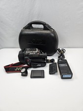 JVC GR-AX10U Compact VHS-C Camcorder Bundle Charger Case Working No Tape Vintage