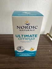 Nordic Naturals Ultimate Omega Lemon 1280mg Softgels - 180 Count Exp: 06/28