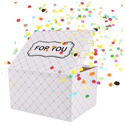 DIY Geschenkbox: Romantische Explosionsbox mit Konfetti für unvergessliche Üb...