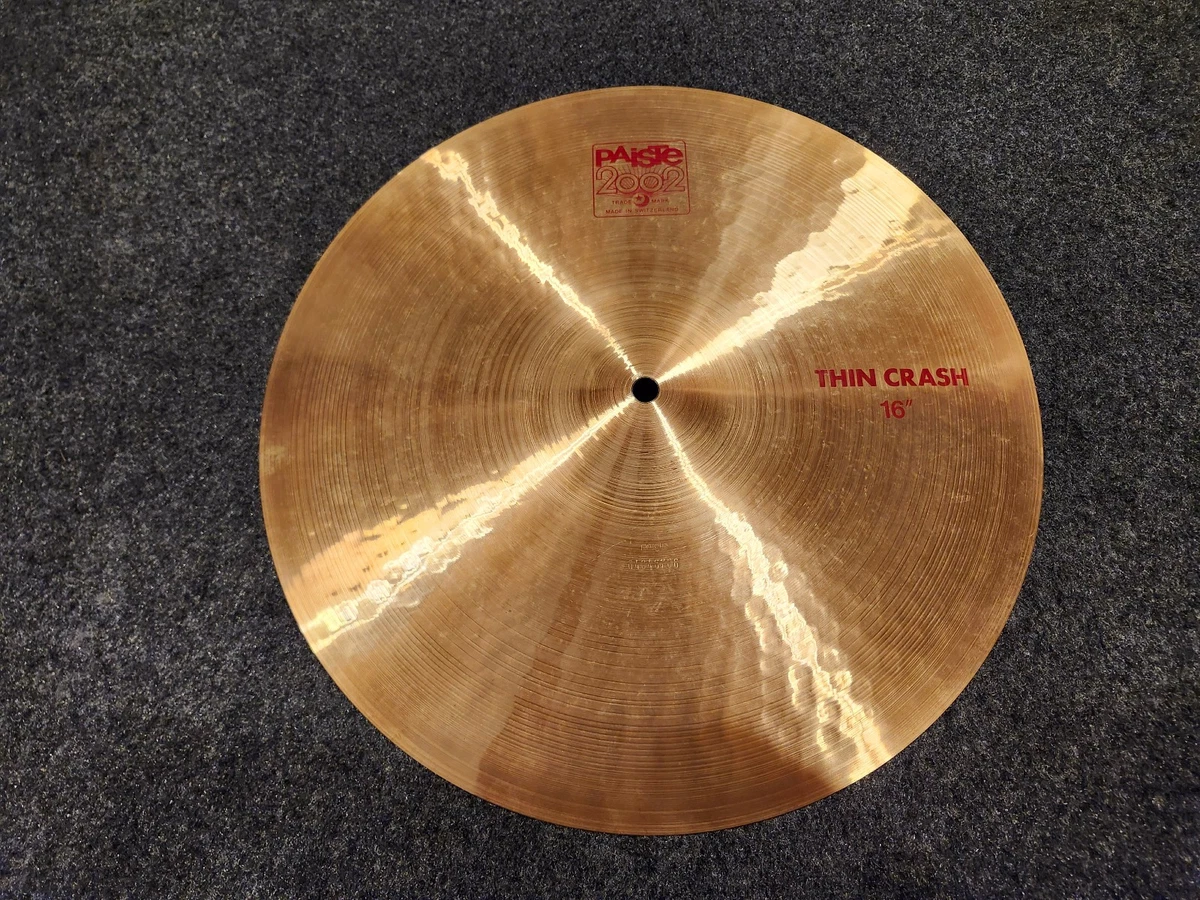 16 in Item Diameter Paiste Crash Cymbals for sale | eBay
