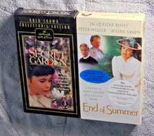 VHS Lot 2 Secret Garden Hallmark End of Summer VTG Tested Works