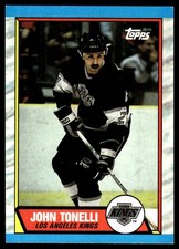 1989-90 Topps #8 John Tonelli Los Angeles Kings Hockey Card