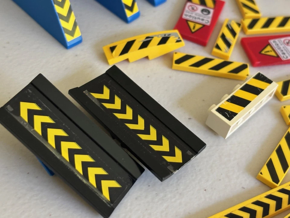 LEGO Lot of 88 Train Road Tile Brick Decorate Decal Printed Sticker Construction - Image 2 of 4