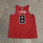 Nike Swingman Chicago Bulls Red Jersey Mens 48 M w/ ZENNI Patch LaVine #8 NBA — photo 8