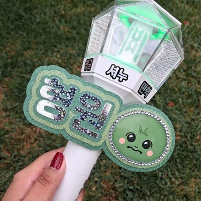 HYUNGWON MONSTA X Lightstick Sign Mondoongie Decoration Name Banner NEW Handmade