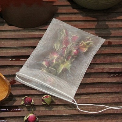 Bustine Nylon 100 Pezzi Di Bustine Di Filtro Per Il Tè, Infusore Di Tè