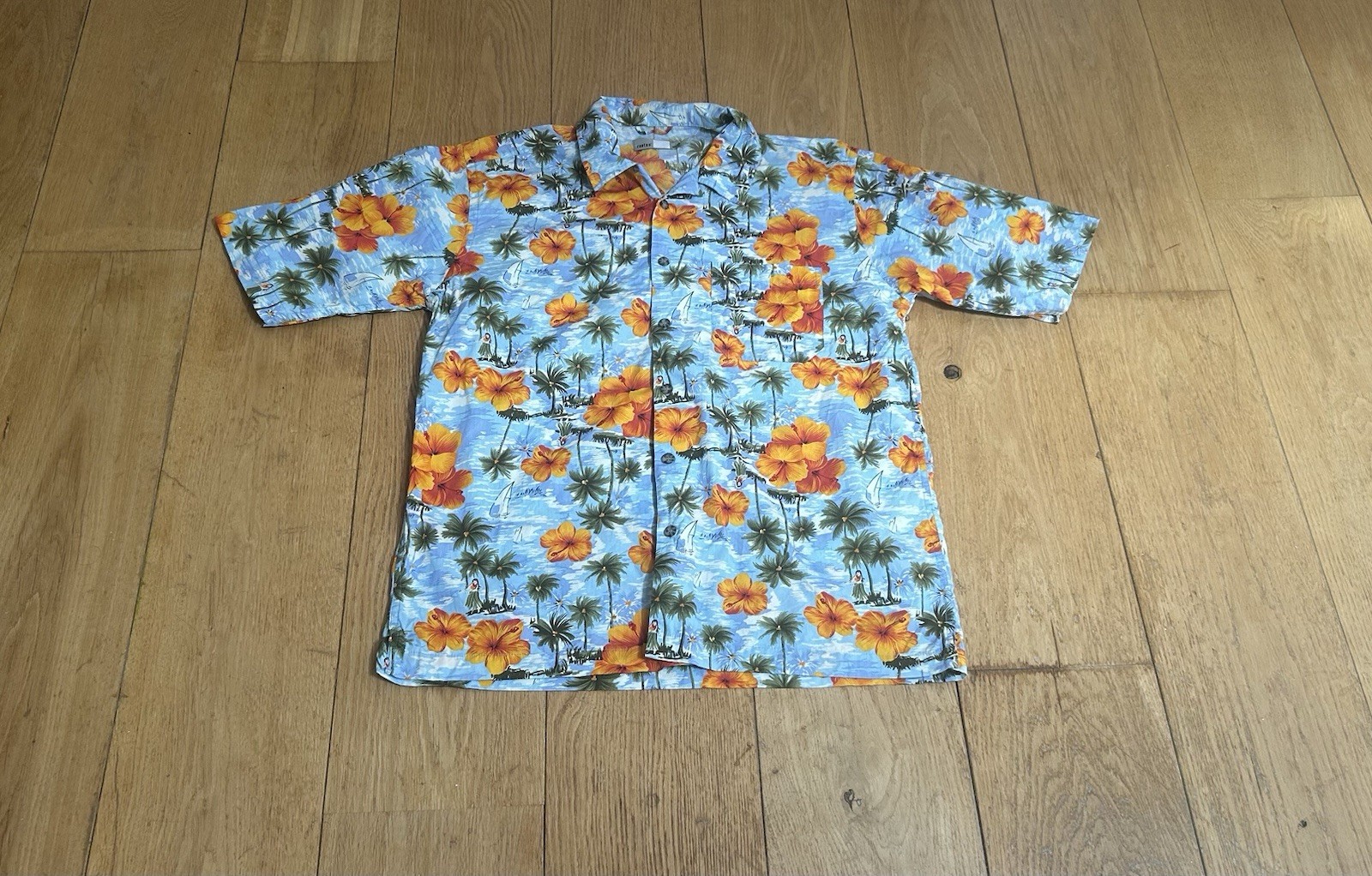 Zantos Hawaiian Shirt Men’s Large