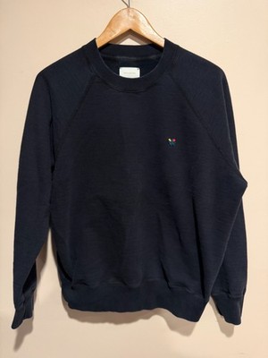 Aime Leon Dore ALD Embroidered Floral Logo Crewneck Sweatshirt Black Mens M