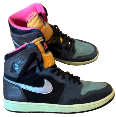 Jordan Air Jordan 1  Tokyo Bio Hack  High Top Herren Sneaker Schwarz/Blau EU 46
