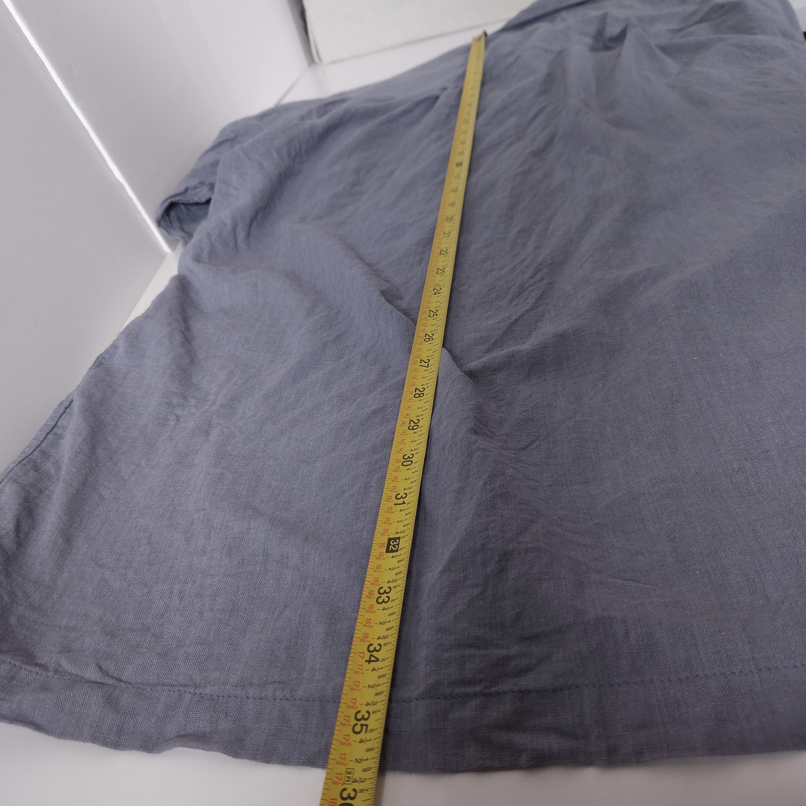 VTG Basic Options Mens Linen Blend Button Shirt 2… - image 6