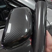 Carbon Optik Autofolie Schwarz Selbstklebend Fahrzeugfolie Motorrad Dekorfolie