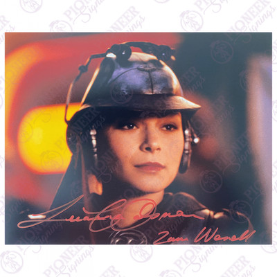 Star Wars: Angriff der Klonkrieger Zam Wesell Lächeln 8'' x 10'' Druck signiert von Lee...