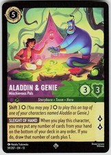 Aladdin  Genie Mischievous Pals 59/204 Attack of the Vine Disney Lorcana