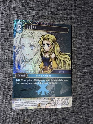 Near Mint FFTCG Celes - 6-036C Opus VI Final Fantasy TCG Foil