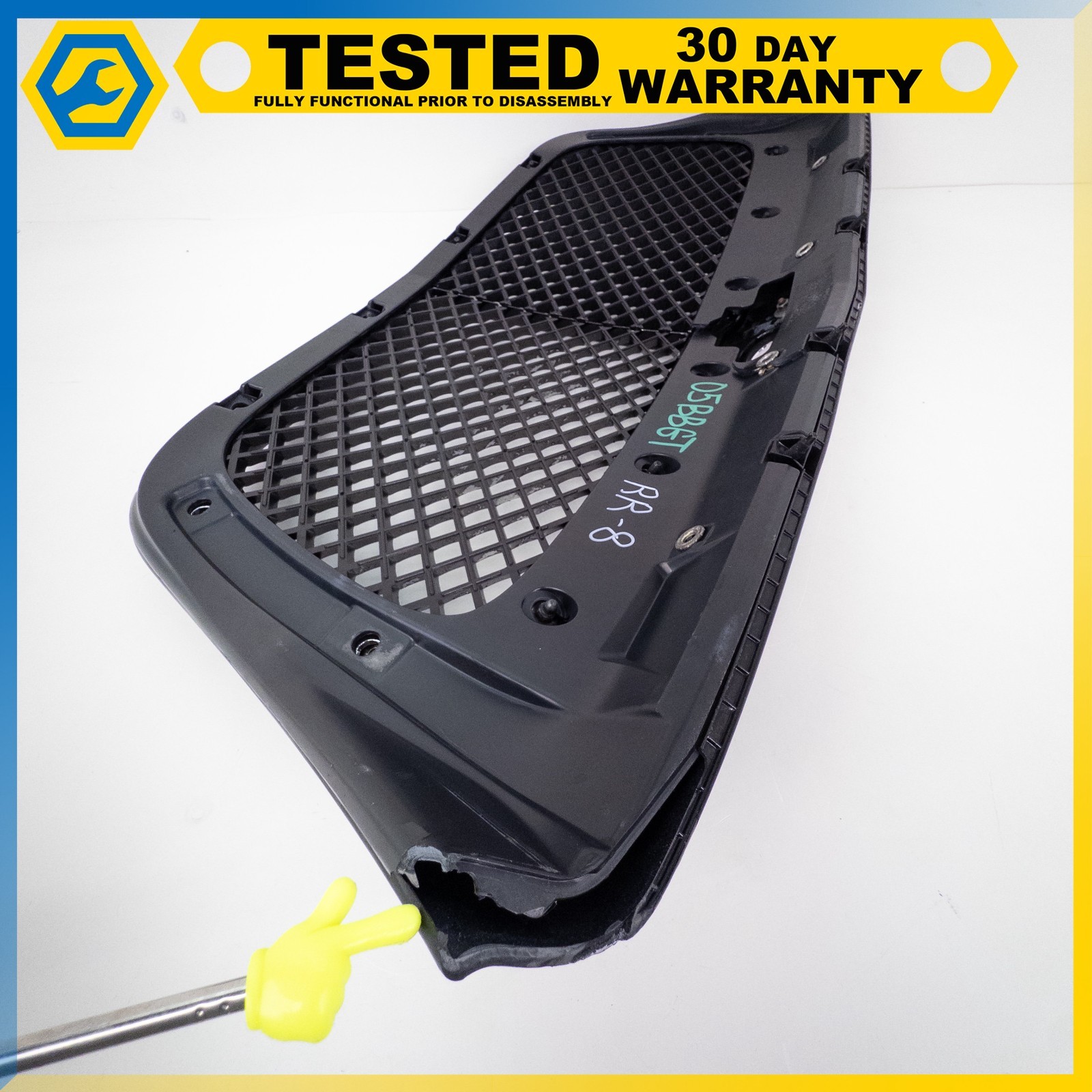 03-08 BENTLEY CONTINENTAL GT FRONT HOOD RADIATOR GRILLE BLACK OEM