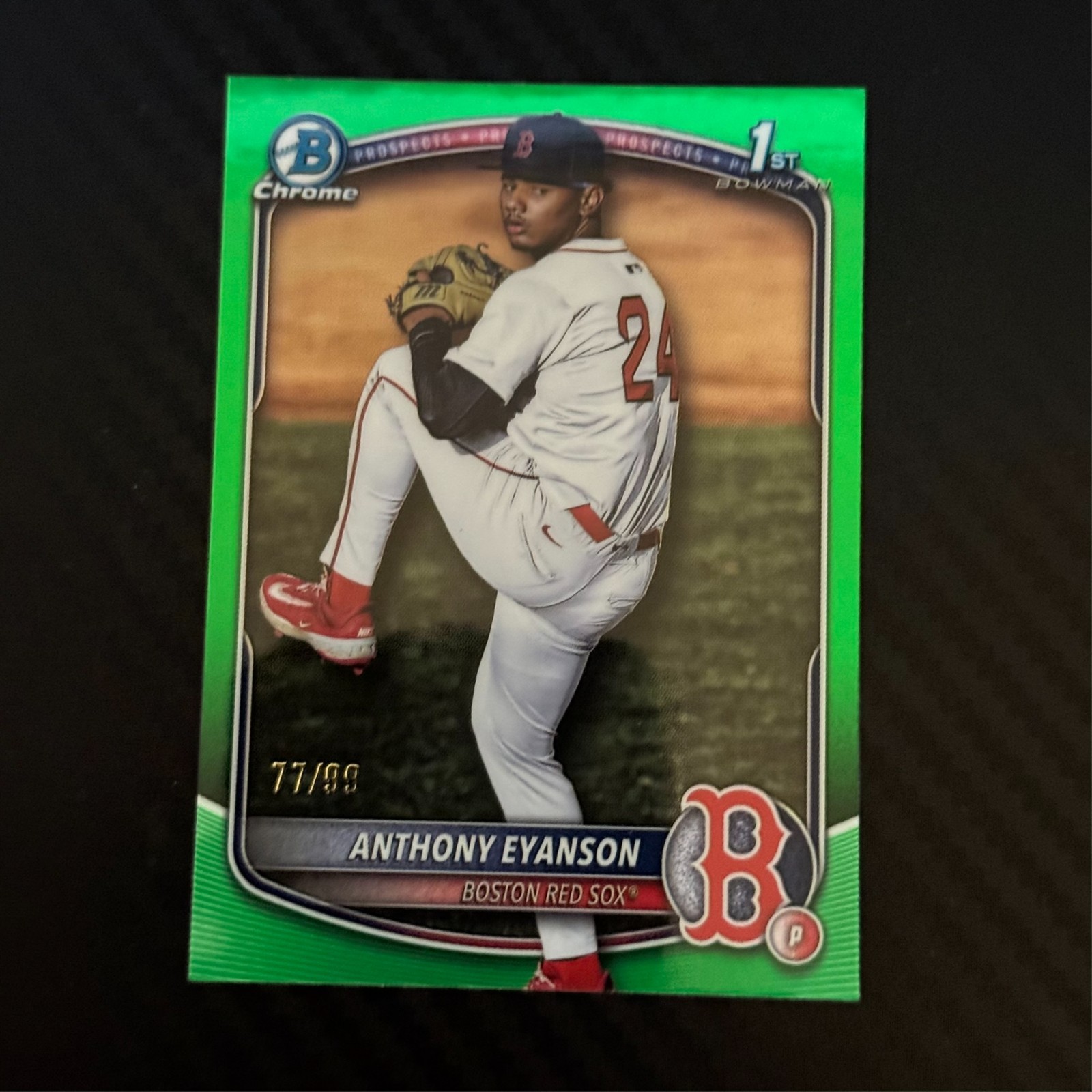 2025 Bowman Chrome Draft #BDC-116 Anthony Eyanson 1st Bowman Green Ref #-99