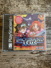 PS1 Thousand Arms RPG CIB COMPLETE w Registration Cards TESTED WORKING