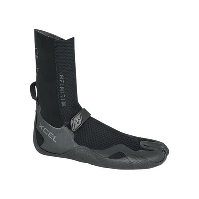 XCEL Women/Youth 3mm INFINITI Split Toe Boots - Black - Size 9 - NIB