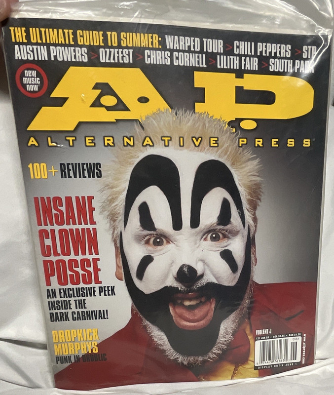 AP Alternative Press June 1998 Issue 131 Insane Clown Posse Sealed