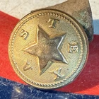 Non Dug Post Civil War 🇺🇸 💥 💣 Texas Coat Button
