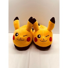 Pokemon Winking Pikachu Slippers 3D for Kid's Youth Size 11/12 New