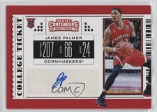 2019-20 Panini Contenders Draft Picks College Ticket James Palmer #95 Auto