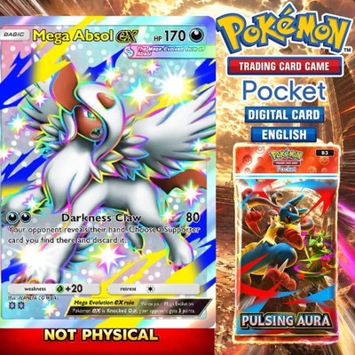 Pokemon TCG Pocket -Shiny Mega Absol EX from PULSING AURA